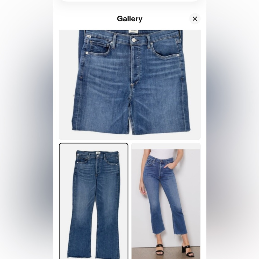 Citizens of Humanity Isola Cropped Bootcut Jean 26